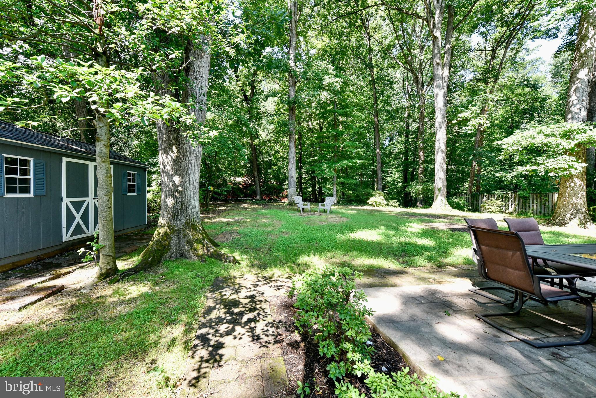 5012 Dodson Drive Annandale, VA 22003 - Photo 28 of 44 a view of a backyard with a slide
