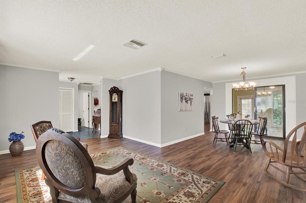 5 Balsam Court South Homosassa, FL 34446 - Photo 21 of 35 a dining room with furniture and wooden floor