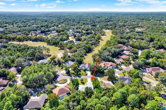 a view of yard with green space