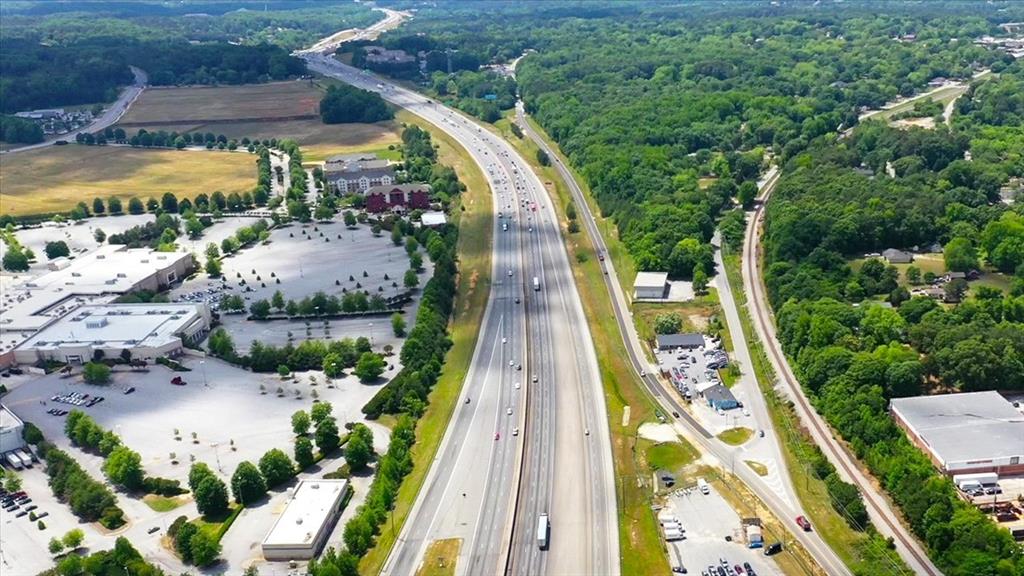 2098 Moss Hill Road Stone Mountain, GA 30083 - Photo 37 of 40 a view of swimming pool with a garden
