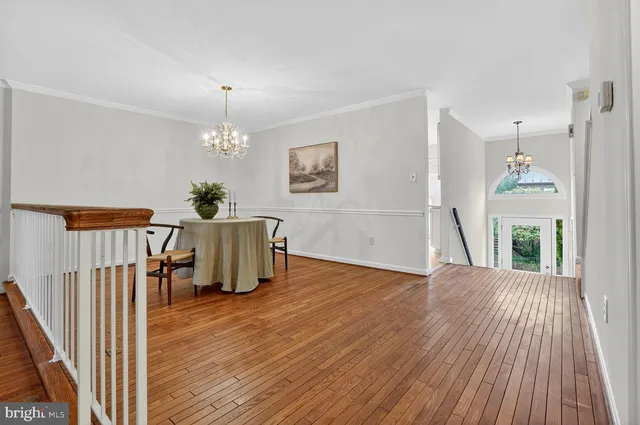 a view of livingroom with furniture and wooden floor