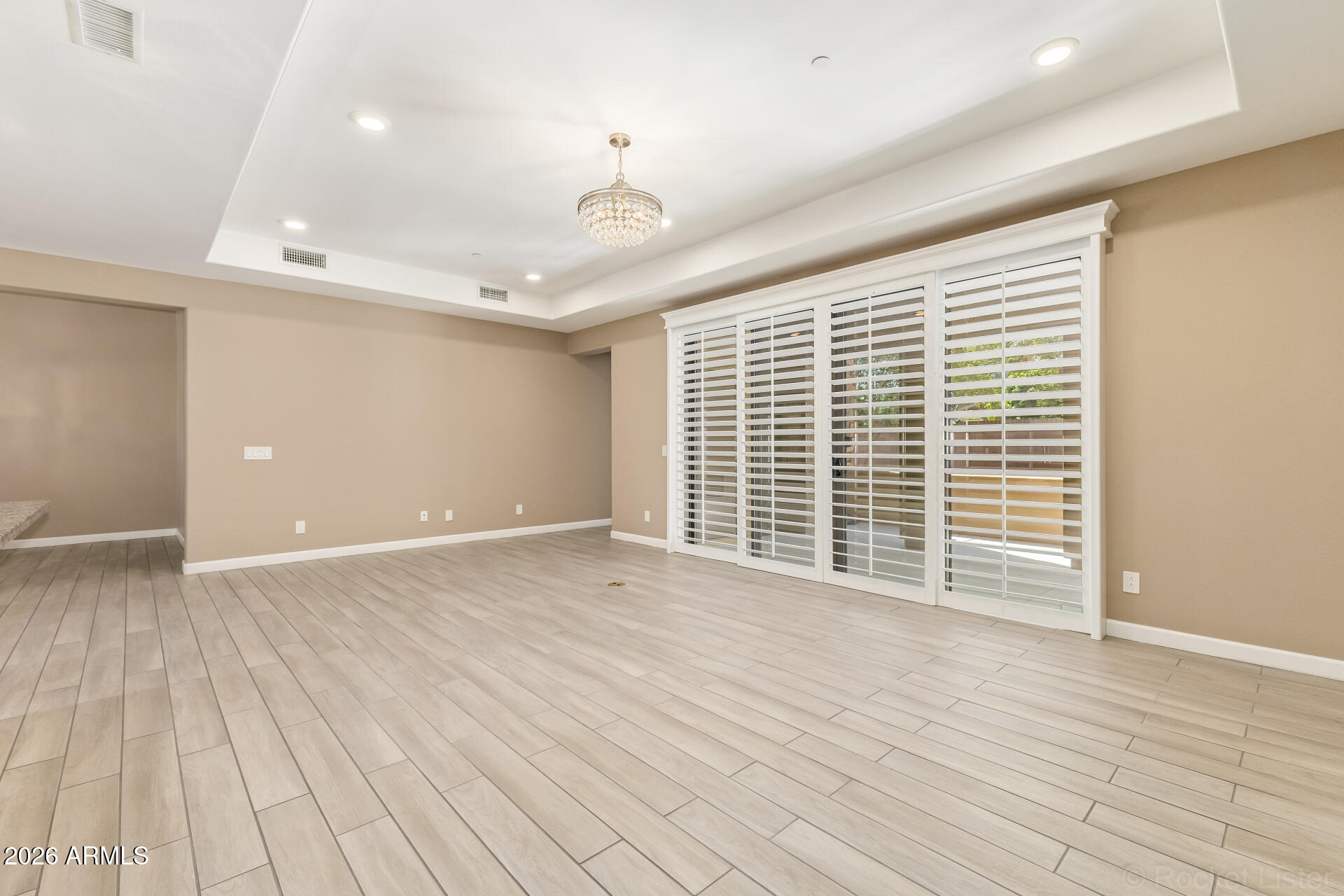 4777 South Fulton Ranch Boulevard, Unit 1068 Chandler, AZ 85248 - Photo 11 of 54 4 Panel Shutters on Glass Door