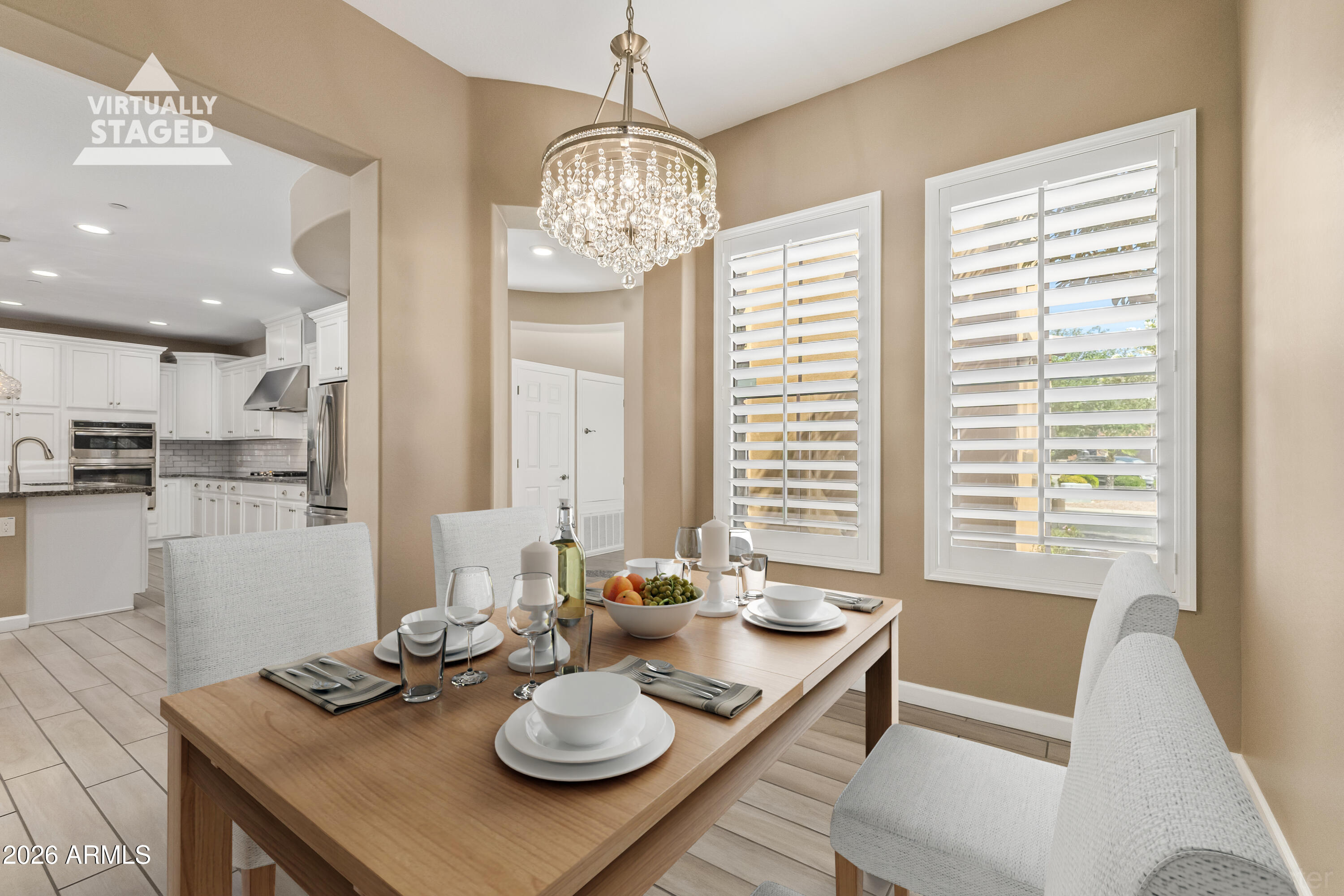 4777 South Fulton Ranch Boulevard, Unit 1068 Chandler, AZ 85248 - Photo 20 of 54 Dining Room Virtual Staged