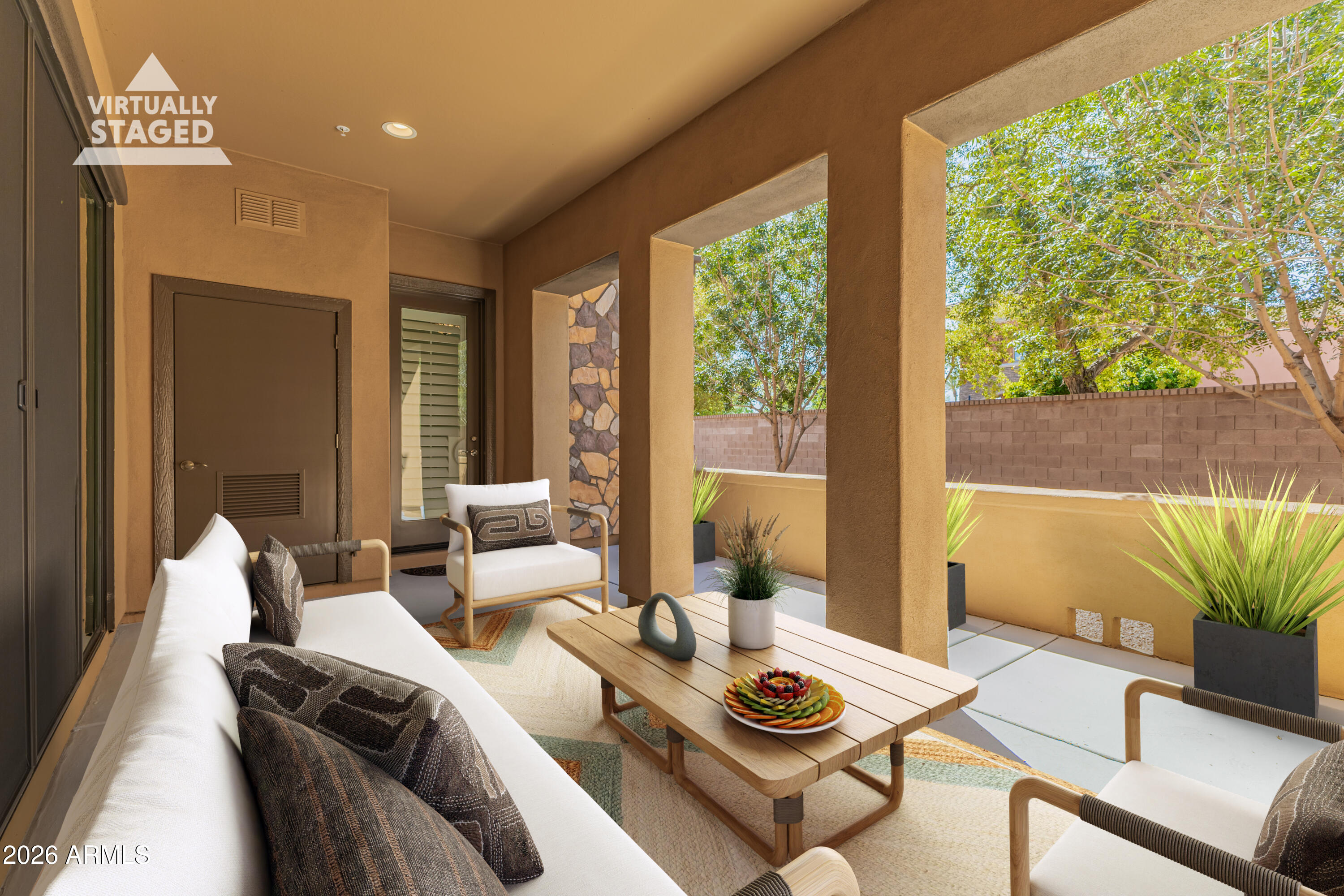 4777 South Fulton Ranch Boulevard, Unit 1068 Chandler, AZ 85248 - Photo 35 of 54 Patio Virtual Staged