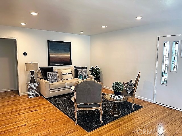3717 Cherry Long Beach, CA 90807 - Photo 6 of 34 a living room with furniture and wooden floor