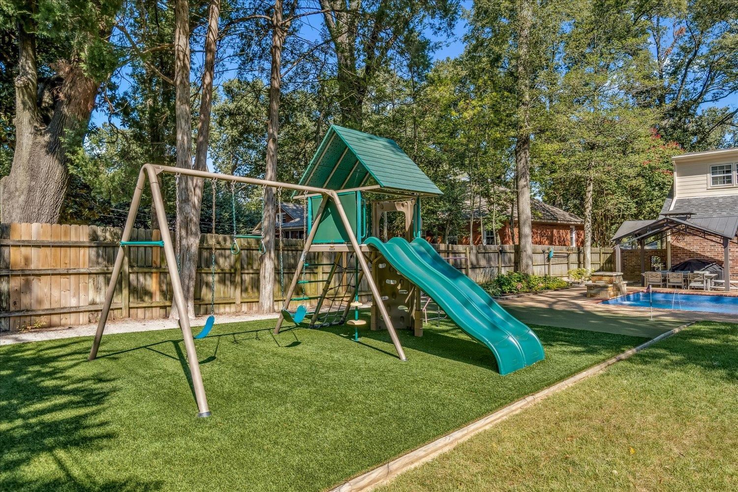 5429 Walnut Grove Road Memphis, TN 38120 - Photo 35 of 37 a garden view with a slide