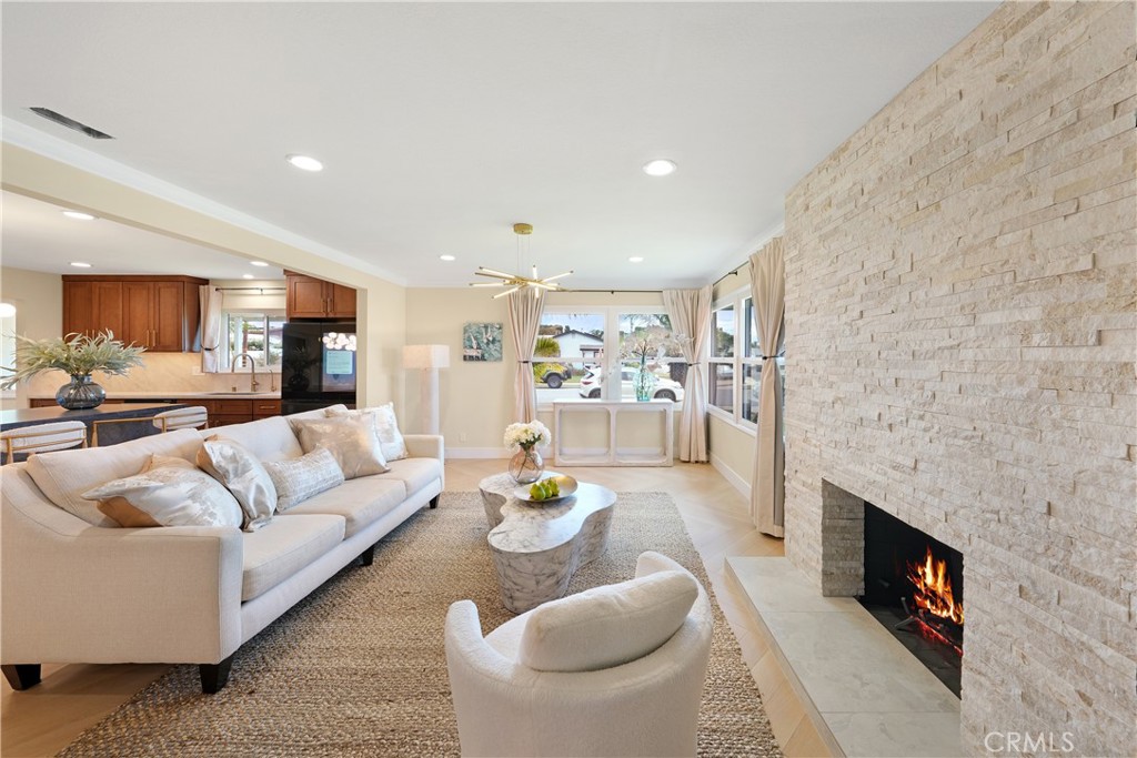 9433 Geranium Circle Fountain Valley, CA 92708 - Photo 15 of 54 Living Room - Fireplace