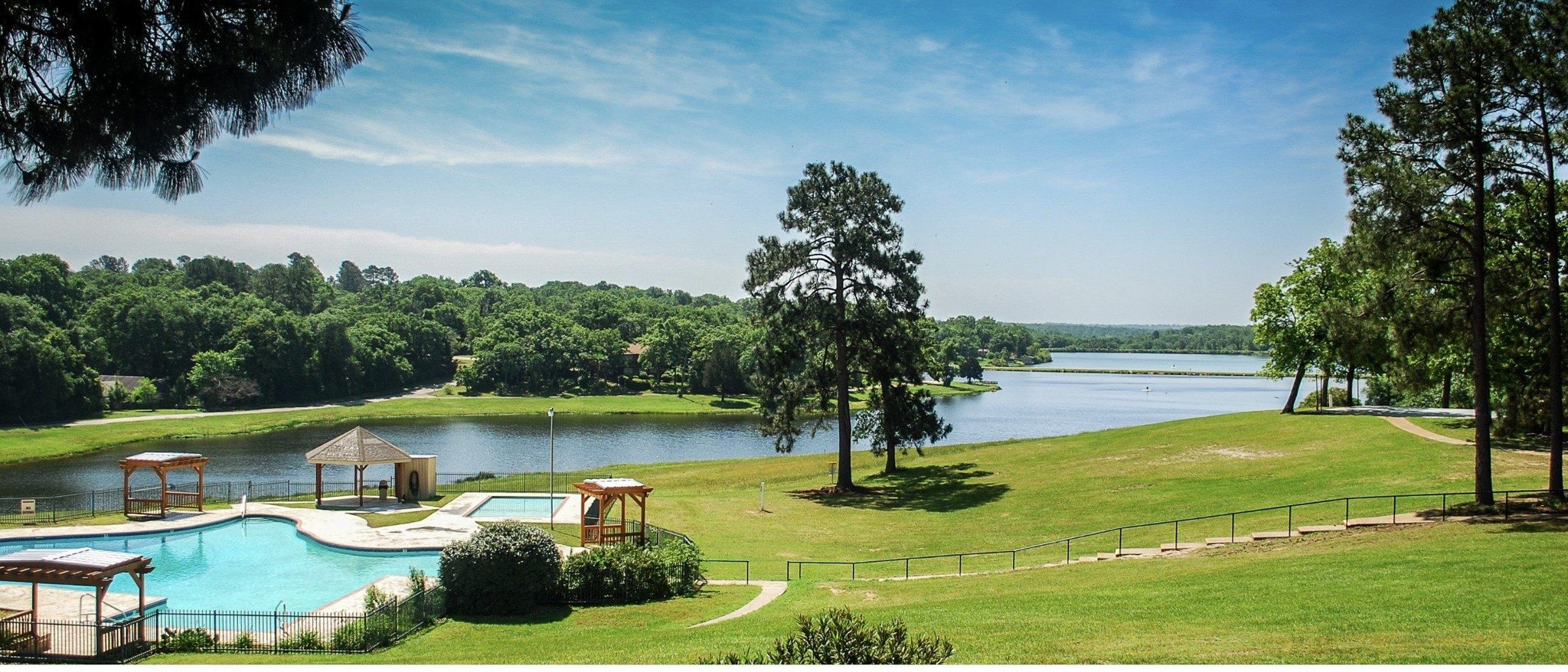 Lot 10 Ranch Road Normangee, TX 77871 - Photo 6 of 10 a front view of a house with yard swimming pool and outdoor seating