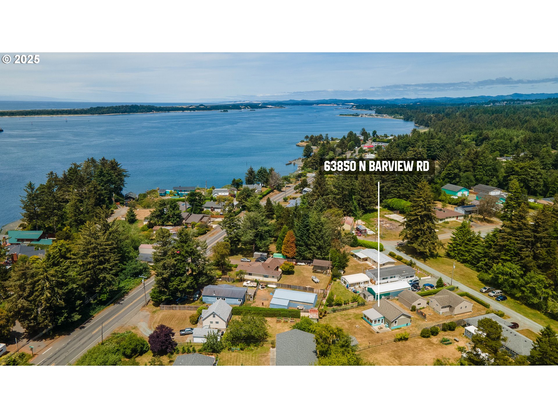 63850 North Barview Road Coos Bay, OR 97420 - Photo 48 of 48 Drone View/UAV