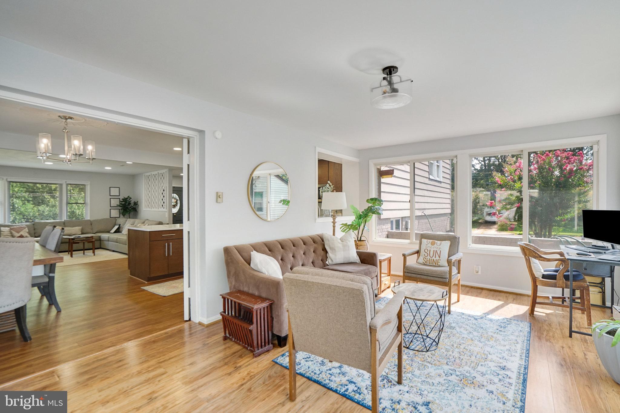 5904 Atteentee Road Springfield, VA 22150 - Photo 47 of 51 a living room with furniture and a large window