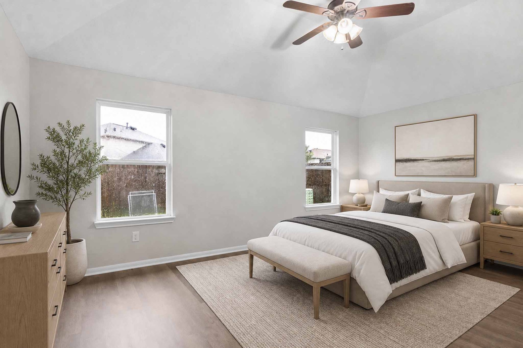 7811 Adonis Avenue Baytown, TX 77521 - Photo 23 of 36 a bedroom with a large bed and a window
