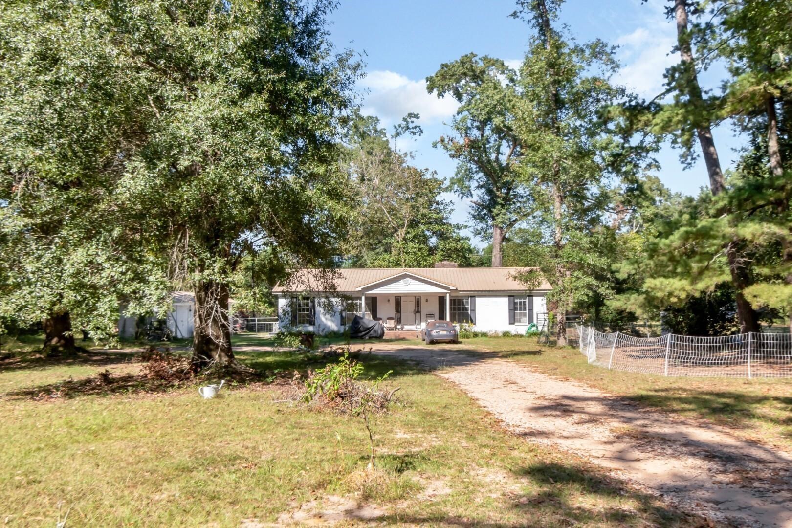 6405 1st Street Wilmer, AL 36587 - Photo 38 of 38 Ranch-style house featuring dirt driveway and view of wooded area