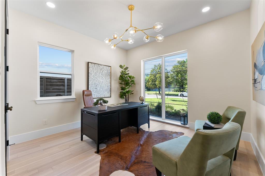 4717 Linnet Lane Dallas, TX 75209 - Photo 18 of 39 a view of a dining room with furniture window and outside view