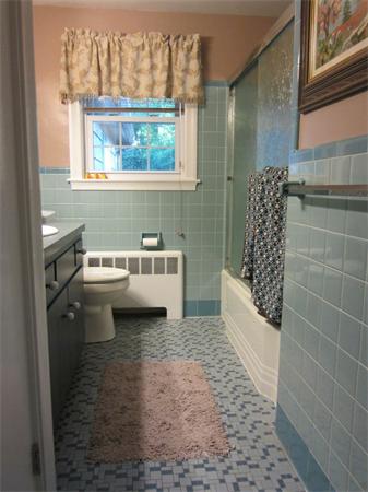 97 Sutton Road Needham, MA 02492 - Photo 10 of 11 a bathroom with a sink a toilet and shower