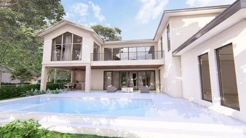 a front view of a house with porch