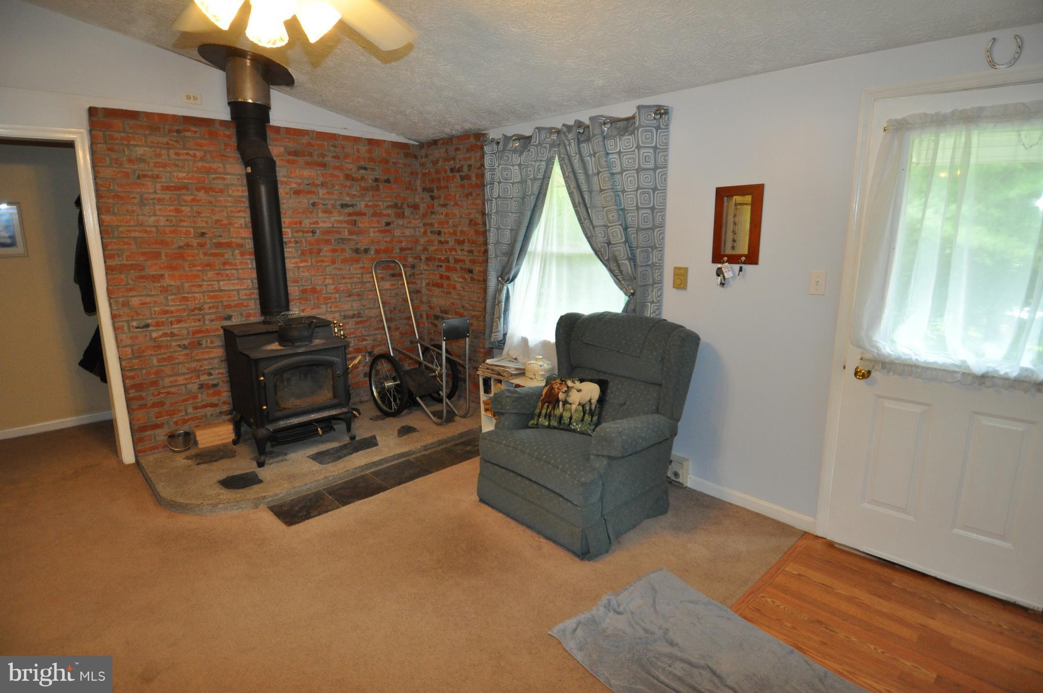 Woodstove can heat whole house!