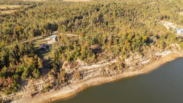 a view of city and mountain