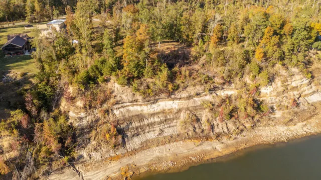 a view of a city with ocean view