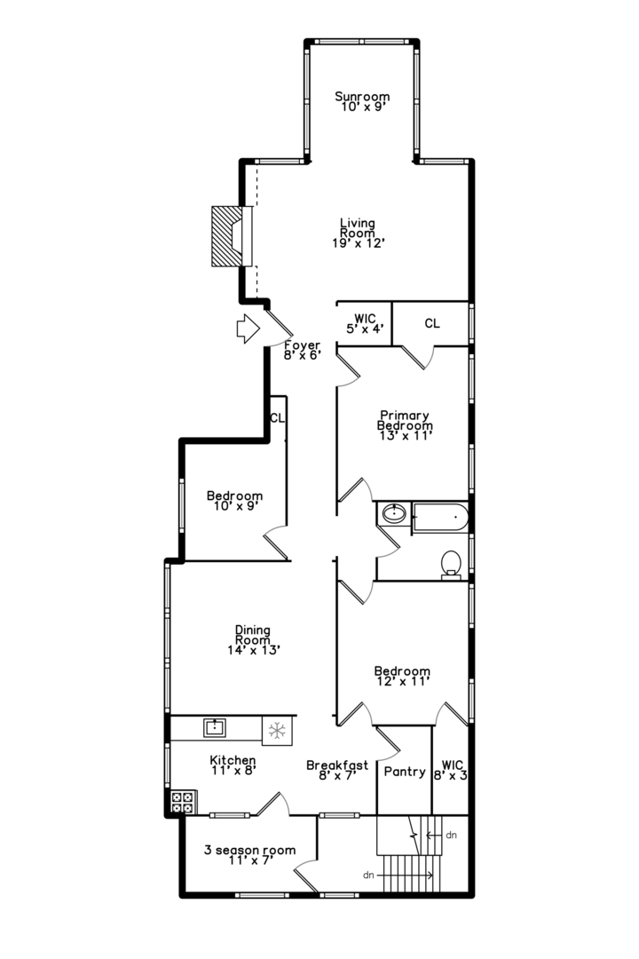 1244 West Arthur Avenue, Unit 2 Chicago, IL 60626 - Photo 18 of 25 a picture of a wall with a white wall and a picture