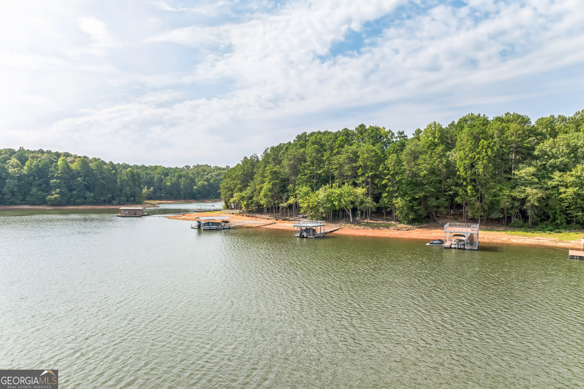 455 Chase Landing Martin, GA 30557 - Photo 24 of 37 a view of a lake with houses