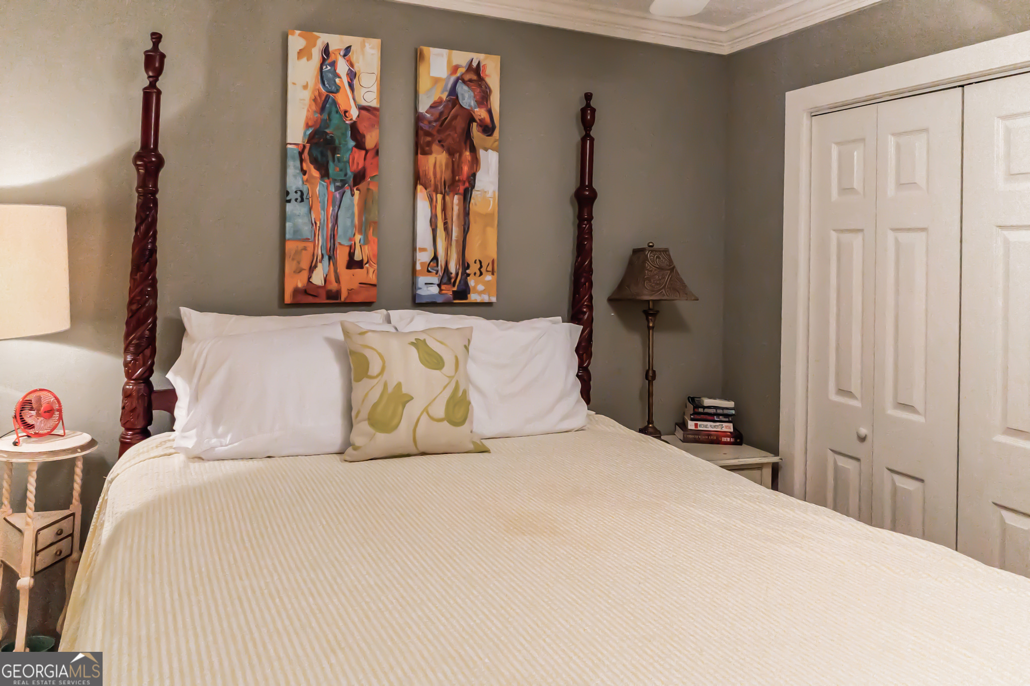 455 Chase Landing Martin, GA 30557 - Photo 35 of 37 a bedroom with a bed and a closet