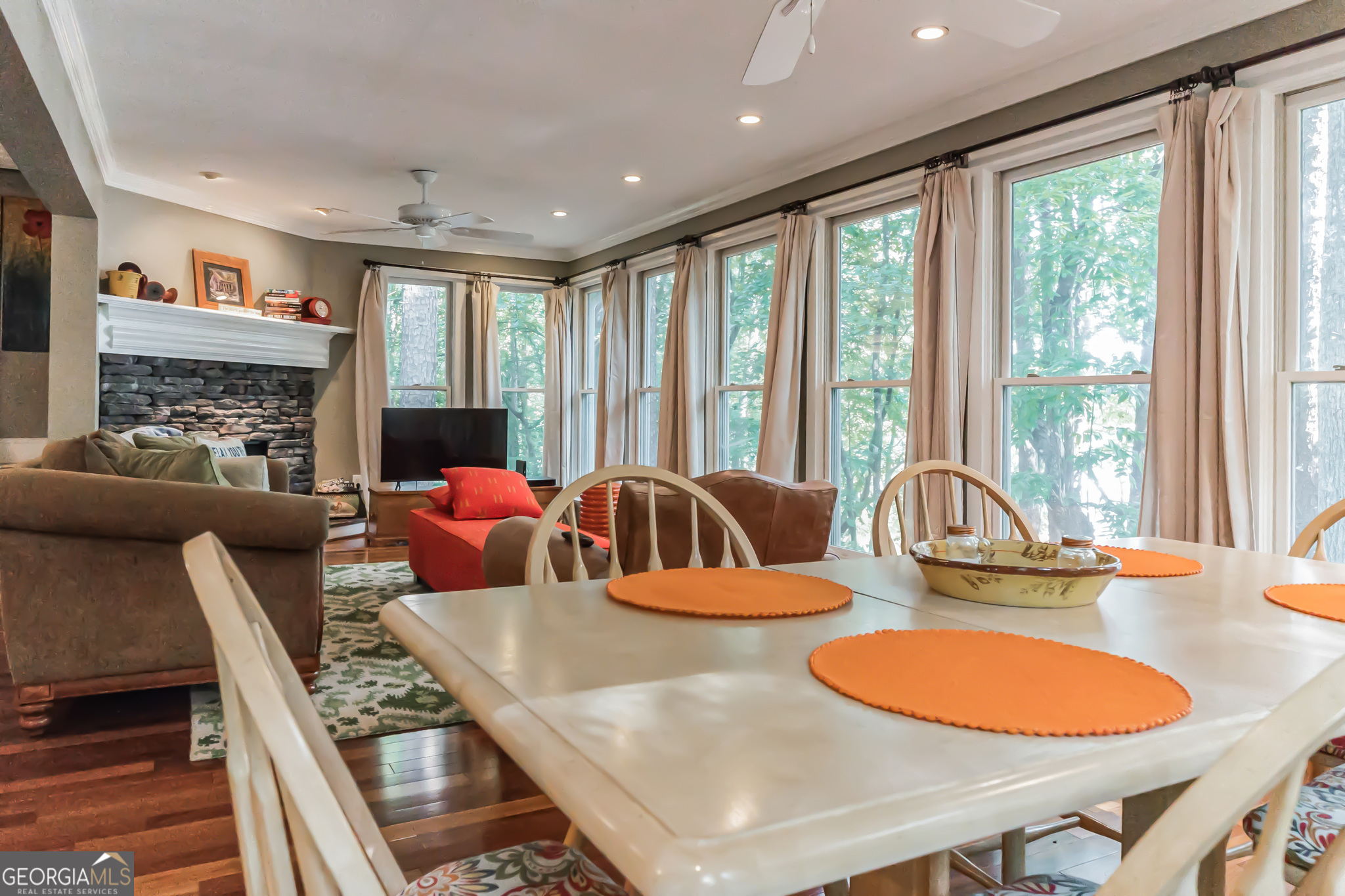455 Chase Landing Martin, GA 30557 - Photo 10 of 37 a view of a dining room with furniture window and outside view