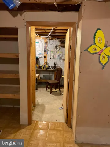 a view of livingroom form hallway