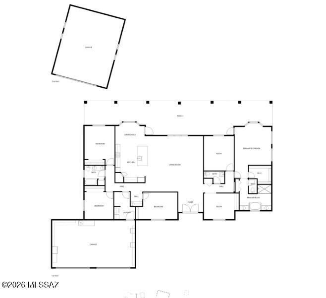 4892 West Sunset Road Tucson, AZ 85743 - Photo 45 of 45 Sunset Floorplan