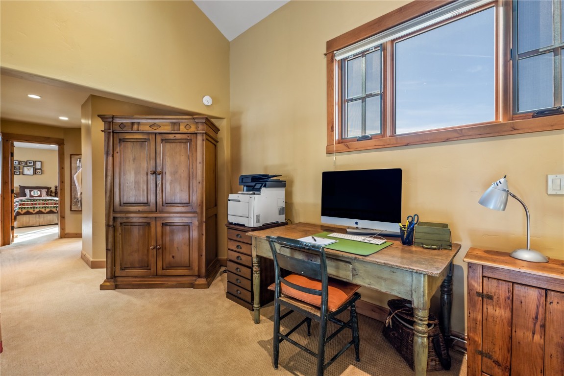3258 Snowflake Circle, Unit 2 Steamboat Springs, CO 80487 - Photo 22 of 45 a workspace with furniture and window