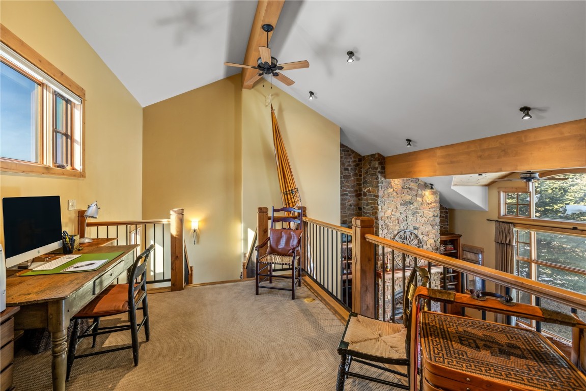 3258 Snowflake Circle, Unit 2 Steamboat Springs, CO 80487 - Photo 23 of 45 a view of a hallway with workspace