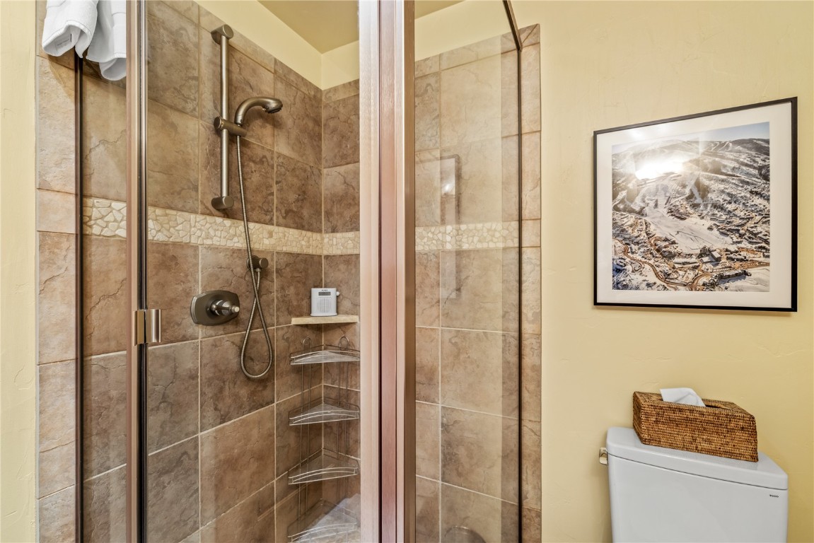 3258 Snowflake Circle, Unit 2 Steamboat Springs, CO 80487 - Photo 27 of 45 a bathroom with a shower
