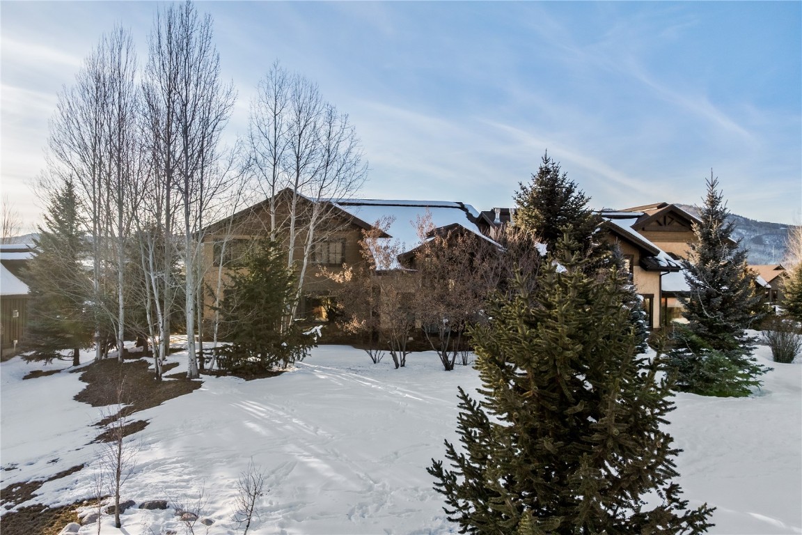 3258 Snowflake Circle, Unit 2 Steamboat Springs, CO 80487 - Photo 45 of 45 a view of outdoor space and yard
