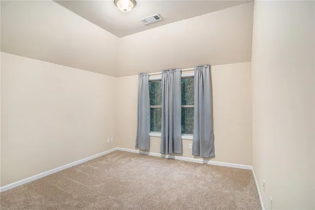 a view of an empty room