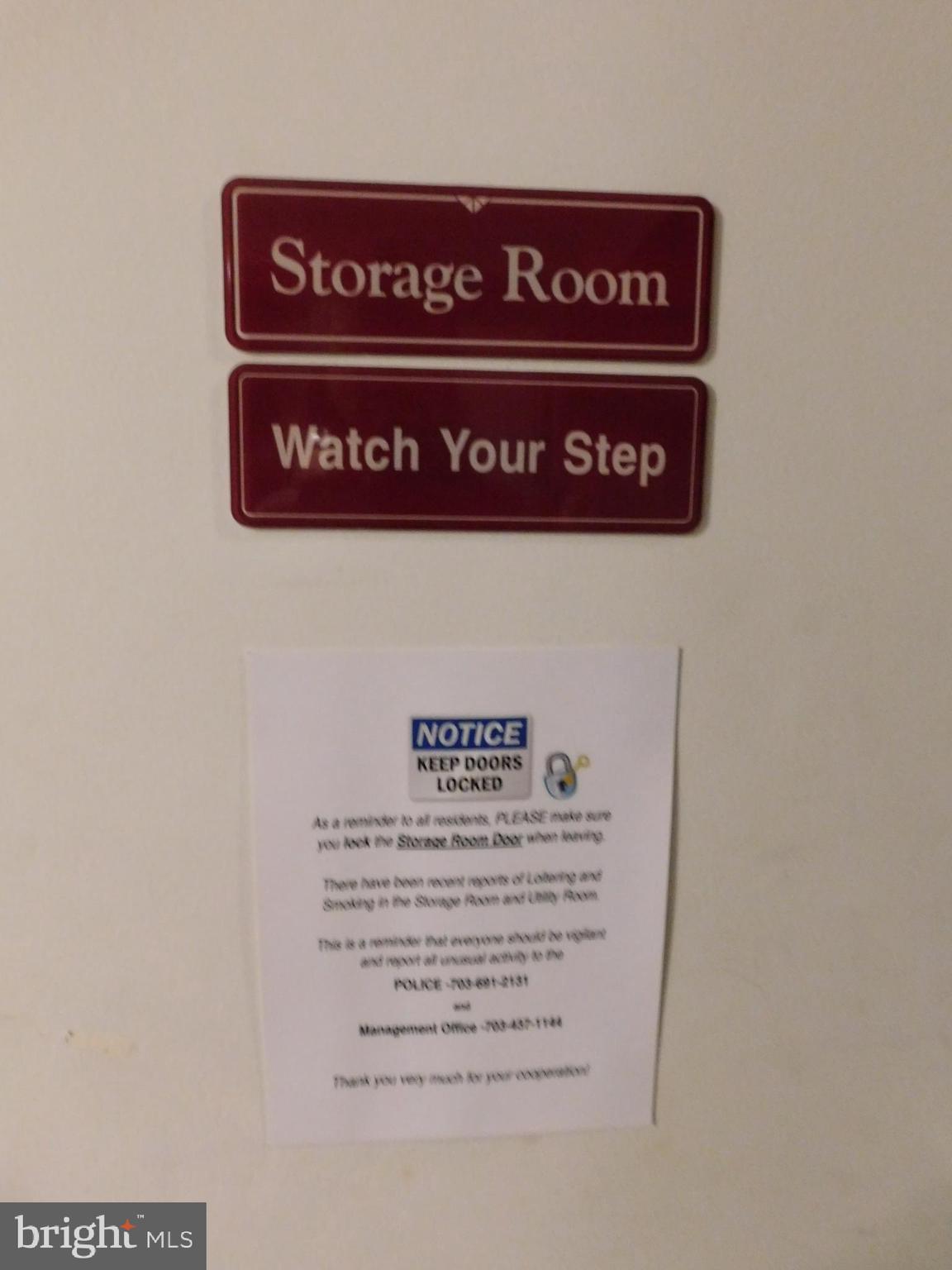 11244 Chestnut Grove Square, Unit 11244354 Reston, VA 20190 - Photo 40 of 40 Locked Storage in Building.