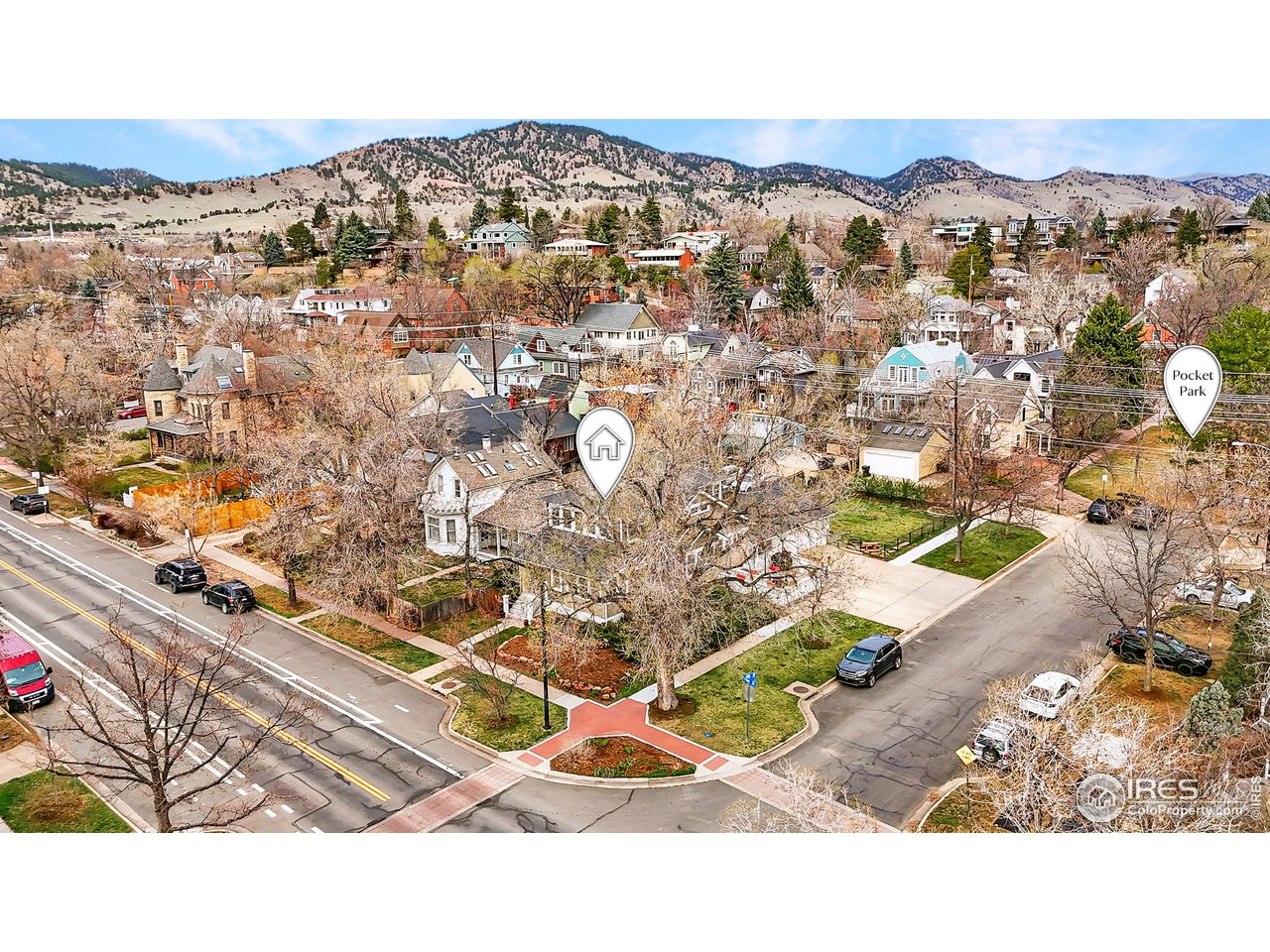 1741 Pine Street Boulder, CO 80302 - Photo 35 of 38 a black and white photo of a city