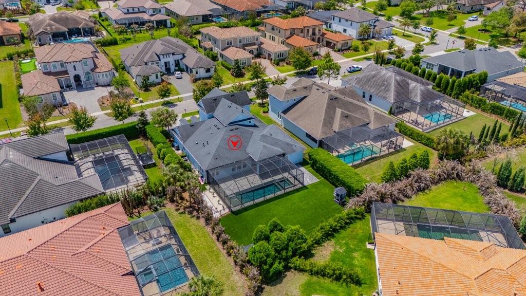 14908 Bassinger Lane Lithia, FL 33547 - Photo 52 of 56 an aerial view of residential houses with outdoor space