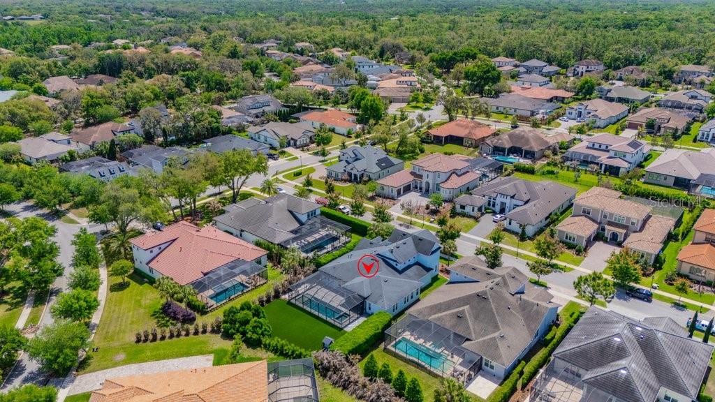 14908 Bassinger Lane Lithia, FL 33547 - Photo 54 of 56 an aerial view of a city with lots of residential buildings