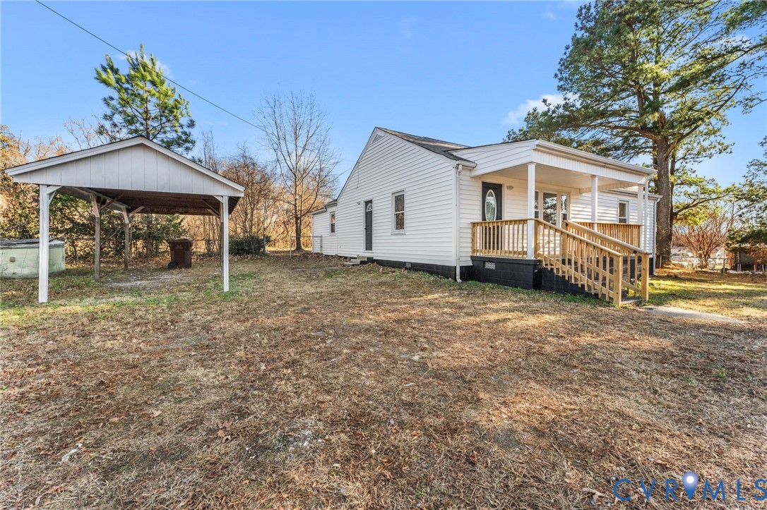 352 3rd Street Emporia, VA 23847 - Photo 24 of 25 a view of a house with a yard