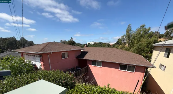 a aerial view of a house