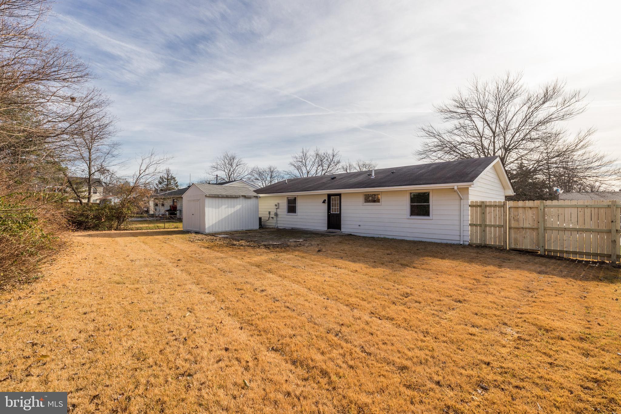 403 East Poplar Road Sterling, VA 20164 - Photo 33 of 33 Flat, Fenced-In Yard with Shed