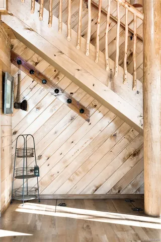 a view of a wooden floor