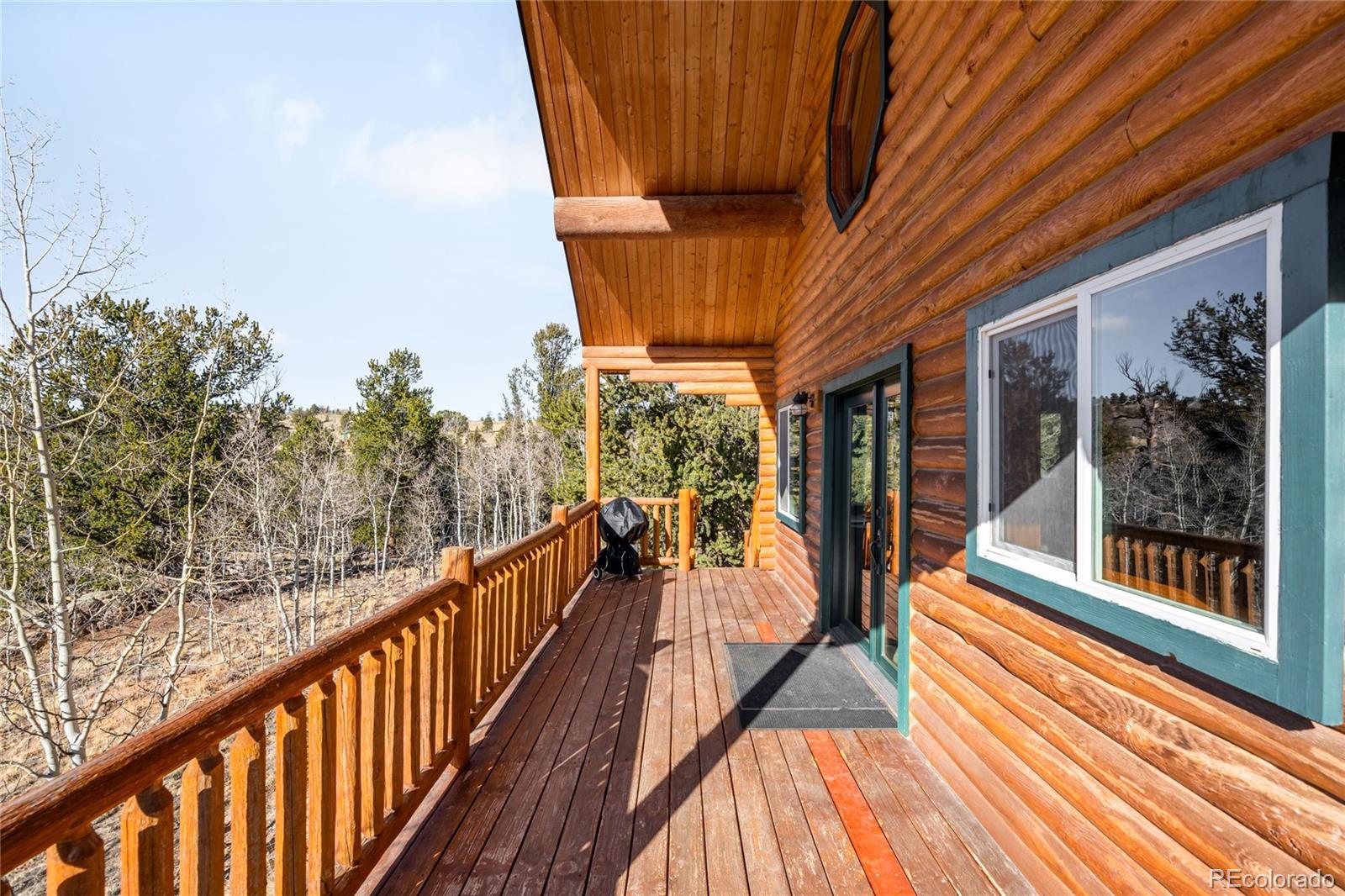 43 Pintail Way Como, CO 80432 - Photo 3 of 48 a view of a balcony with chairs