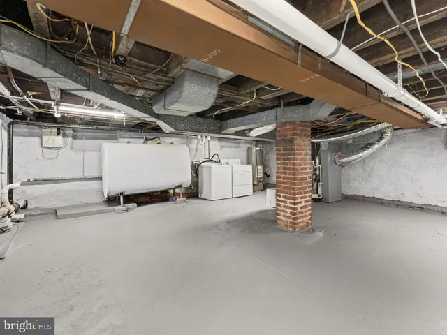 a view of storage and utility room