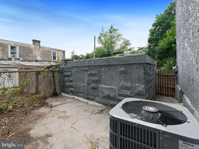 a backyard of a house