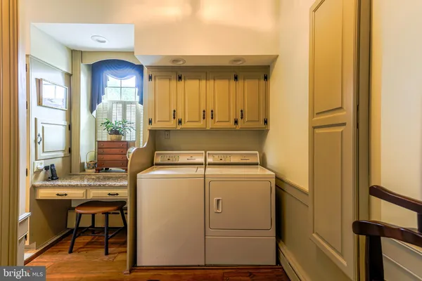 a view of washer and dryer