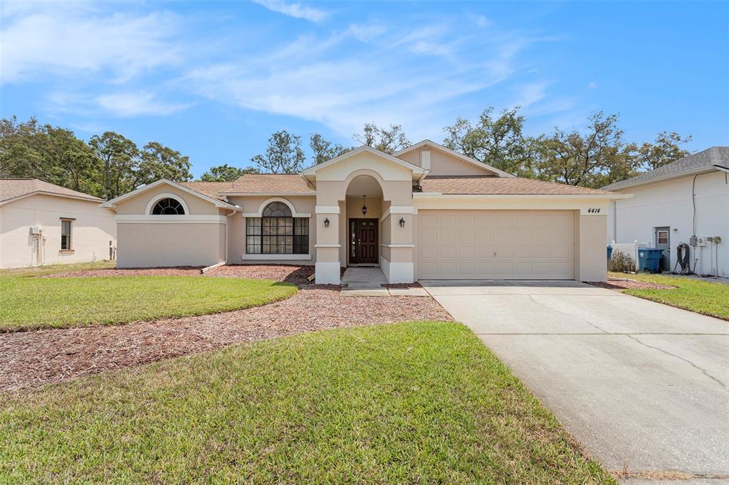 4414 Plumosa Street Spring Hill, FL 34607 - Photo 1 of 1 Welcome to this ONE-STORY home in Regency Oaks, a central, established neighborhood with an OPTIONAL HOA and NO flood zone.