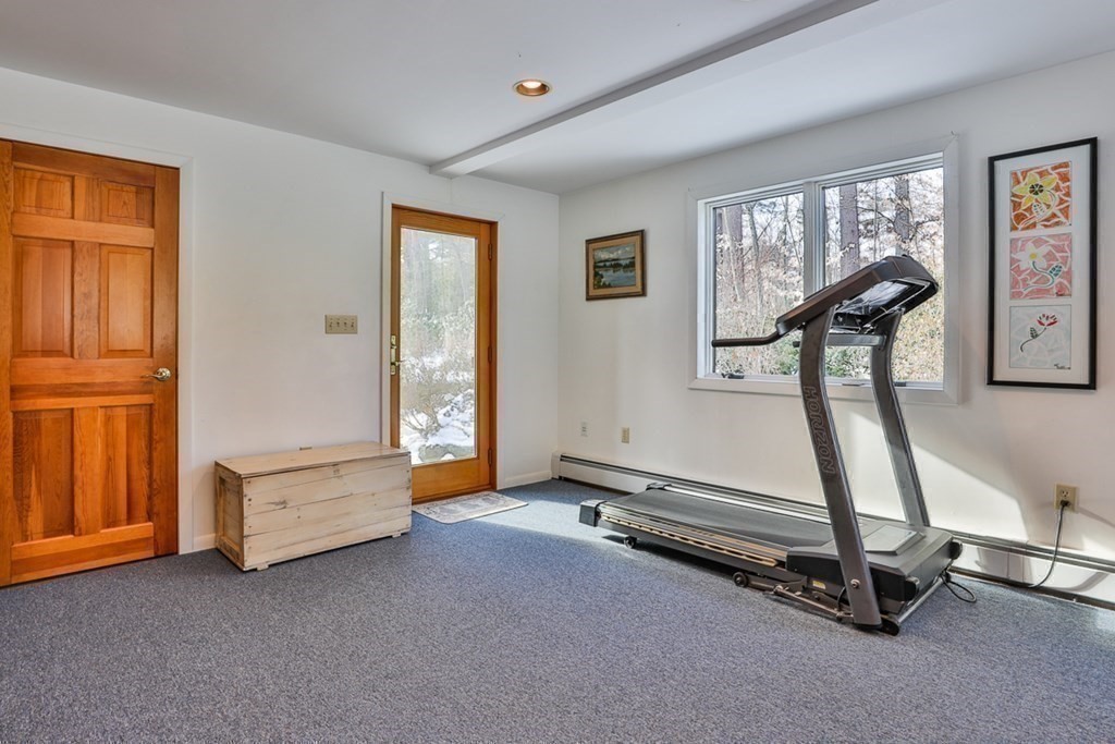 121 West Bare Hill Road Harvard, MA 01451 - Photo 17 of 36 a view of a room with gym equipment