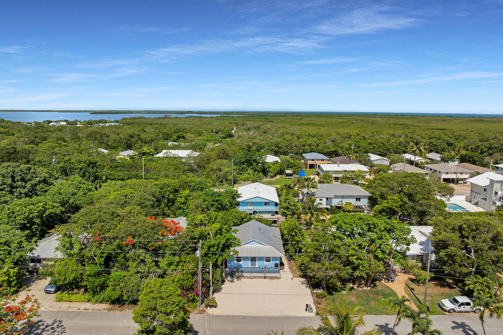 894 La Paloma Road Key Largo, FL 33037 - Photo 2 of 37 a view of a city with ocean view