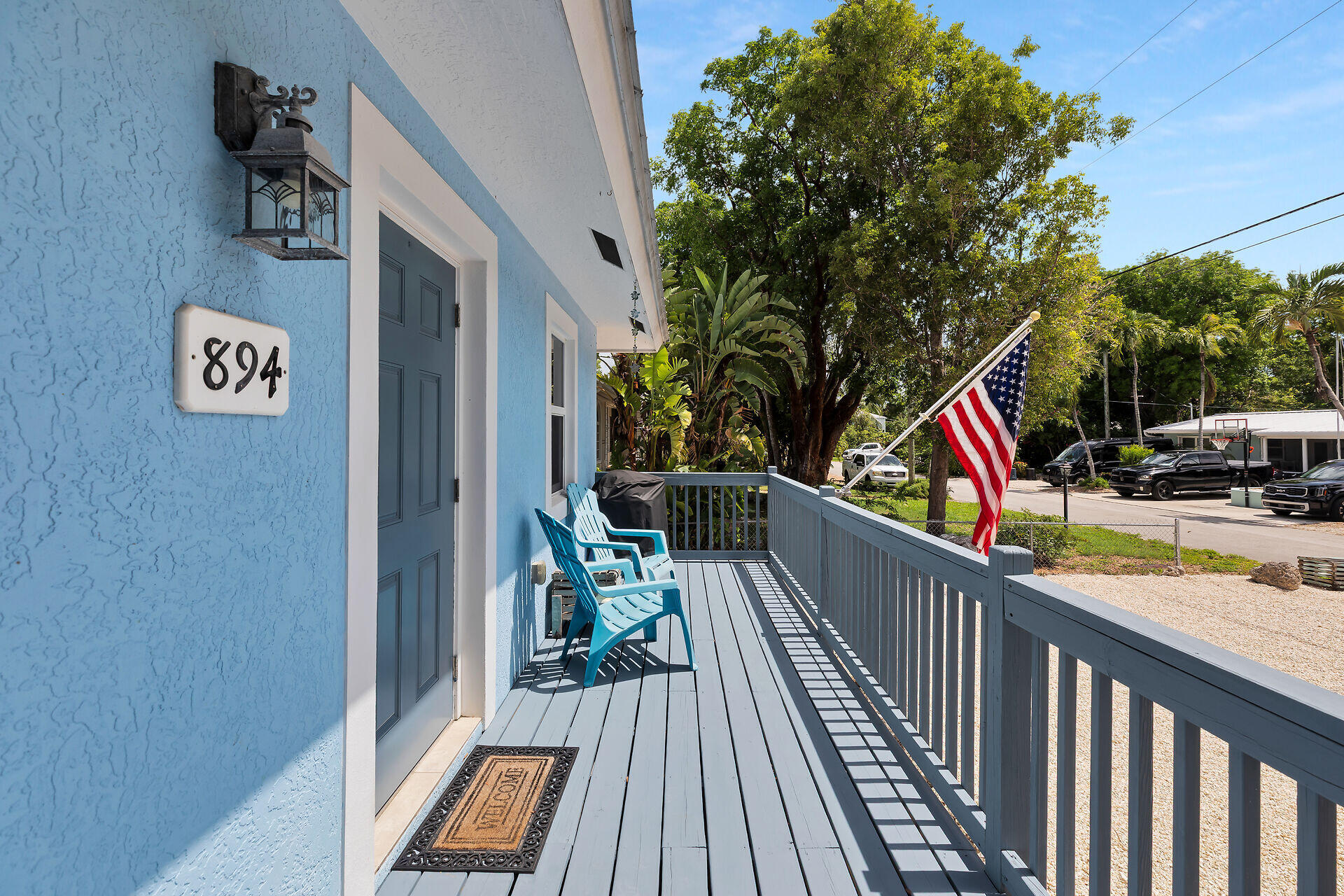 894 La Paloma Road Key Largo, FL 33037 - Photo 3 of 37 a view of stairs and deck