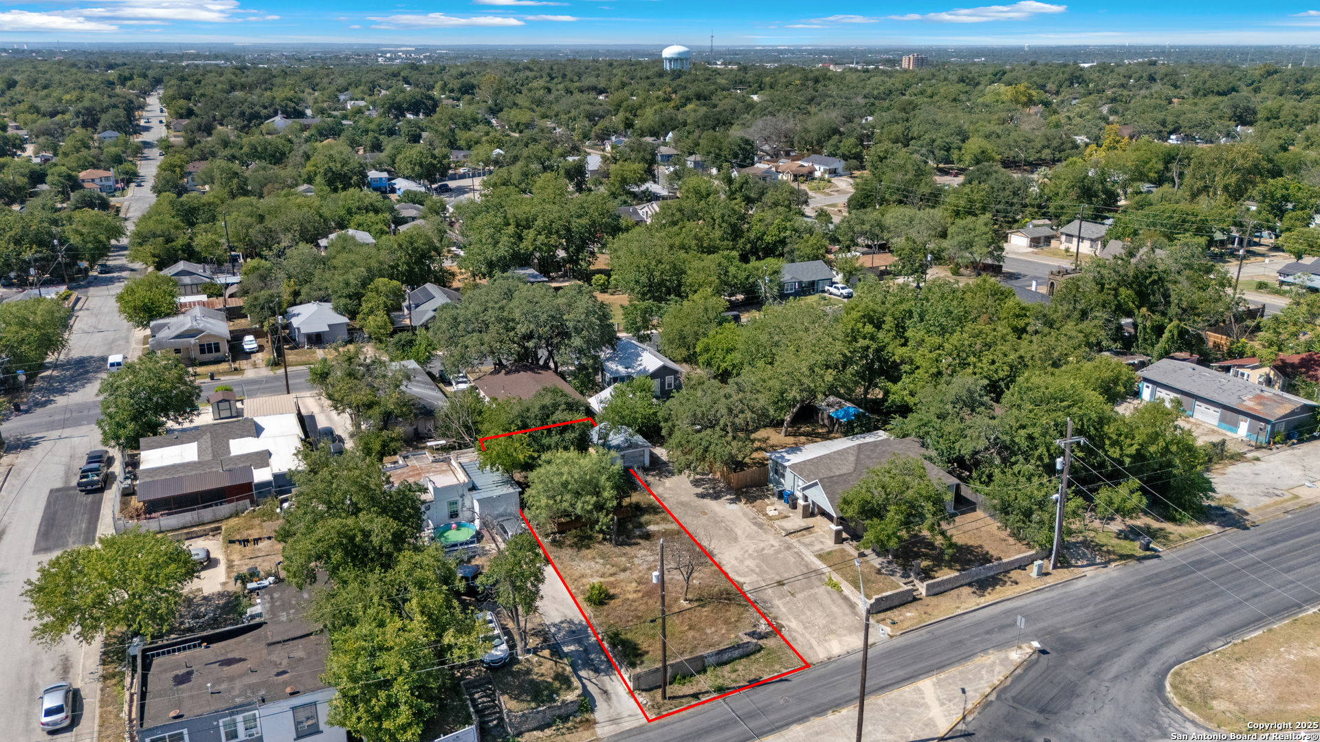 1328 Rigsby Avenue San Antonio, TX 78210 - Photo 3 of 18 an aerial view of residential house with outdoor space